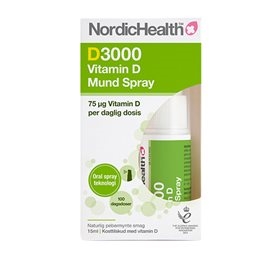 D3000 Vitamin D Mund Spray 75 mcg 15 ml