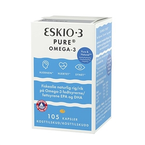 Eskio-3 Pure Omega-3 105 kapsler