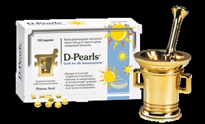 D-Pearls D-vitamin 20 mcg 120 kapsler