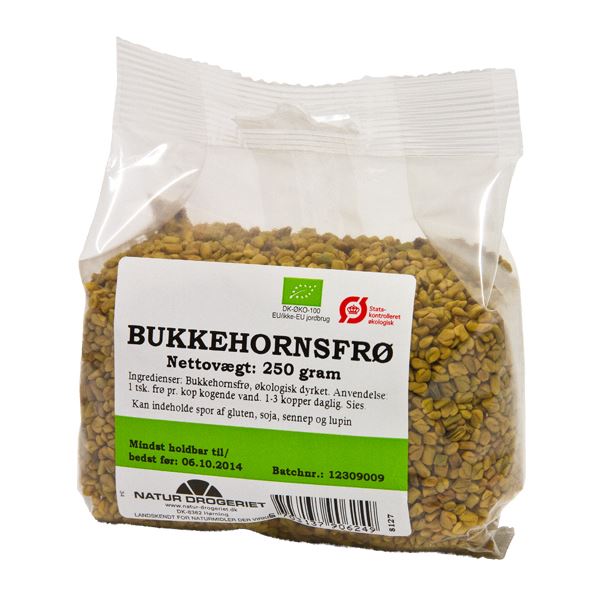 Bukkehornsfrø 250 G økologisk