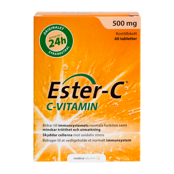 C Vitamin Ester C 500 Mg 60 Tabletter