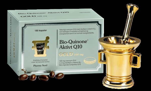 Bio-Quinone Aktivt Q10 Gold 100 mg 180 kapsler